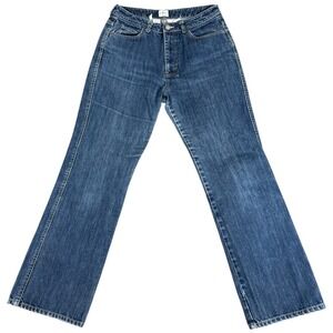 Calvin Klein Authentic Bootcut Jeans Womens 10 Denim Stretch Logo Everyday Wear